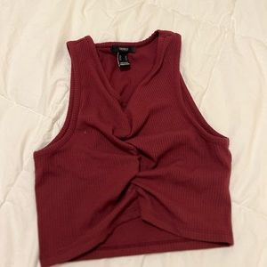 red tank top size S from forever 21